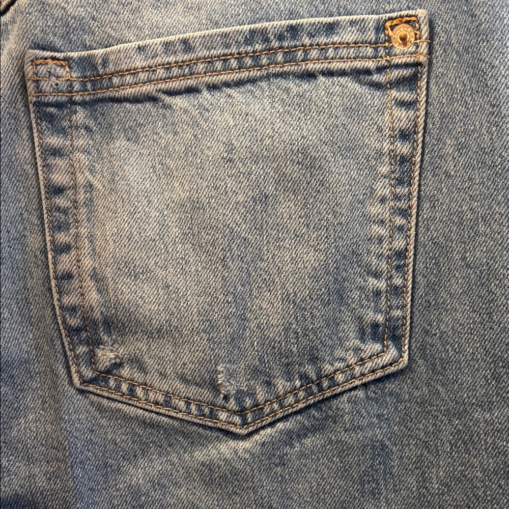 We the Free Relaxed Wide-Leg Jeans in Light Wash Blue - Picture 5 of 11